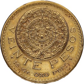 Moneda México 20 Pesos Oro 1959 16,71 g