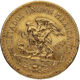 Moneda México 20 Pesos Oro 1959 16,71 g