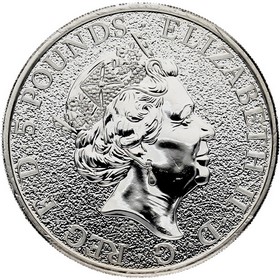 Moneda Reino Unido 5 Pounds Griffin of Edward III Plata 2017 2 oz