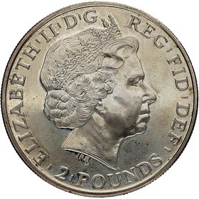 Moneda Reino Unido 2 Pounds Britannia Plata 2011 1 oz