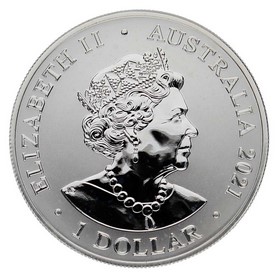 Moneda Australia 1 Dollar Zoo Guepardo Plata 2021 1 oz