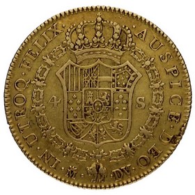 Moneda 4 Escudos Oro 1787 Madrid DV 13,54 g
