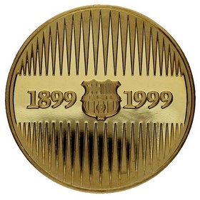 Medalla española Barça 100 anys Oro 1999 17,53 g