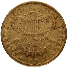 Moneda Estados Unidos 20 Dollars Double Eagle Liberty Oro 1878 33,38 g