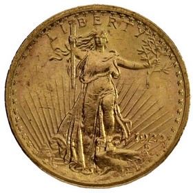 Moneda Estados Unidos 20 Dollars Double Eagle Saint-Gaudens Oro 1922 33,42 g