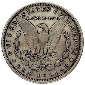 Moneda Estados Unidos 1 Dollar Morgan Dollar Plata 1879 26,46 g