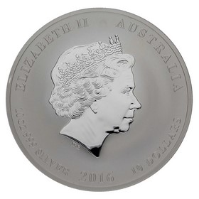 Moneda Australia 10 Dollars Año del Mono Plata 2016 10 oz