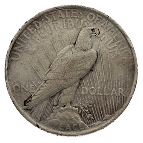 Moneda Estados Unidos 1 Dollar Peace Dollar Plata 1923 26,63 g