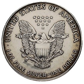 Moneda Estados Unidos 1 Dollar American Eagle Plata 1994 1 oz
