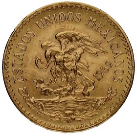 Moneda México 20 Pesos Oro 1959 16,62 g