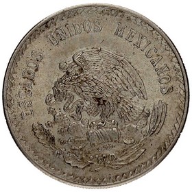 Moneda México 5 Pesos 1948 29,94 g