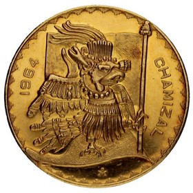 Medalla mejicana Conmemorativa 28 Oct 1967 Chamizal Oro 1967 41,93 g