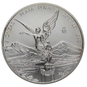 Moneda México Libertad Plata 2017 5 oz
