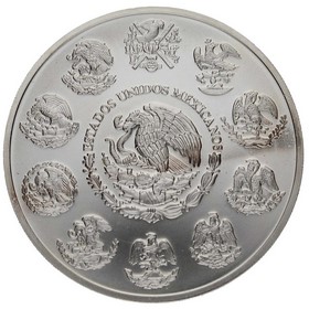 Moneda México Libertad Plata 2017 5 oz