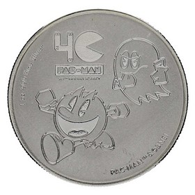 Moneda Niue 2 Dollars Pac Man Plata 2020 1 oz