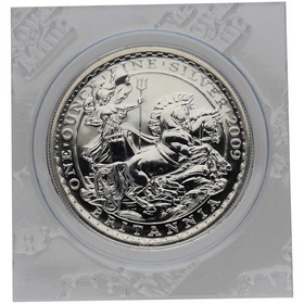 Moneda Reino Unido 2 Pounds Britannia Plata 2009 1 oz