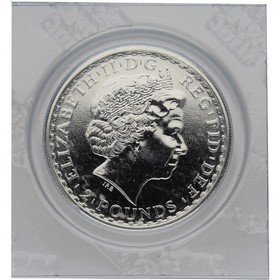 Moneda Reino Unido 2 Pounds Britannia Plata 2009 1 oz
