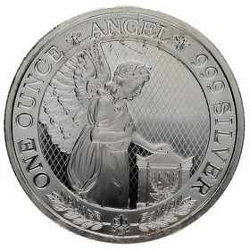 Moneda Santa Elena 1 Pound Angel Plata 2021 1 oz