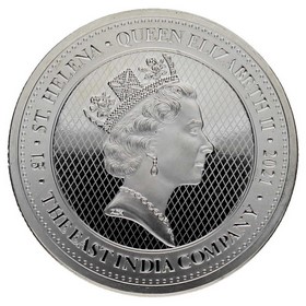 Moneda Santa Elena 1 Pound Angel Plata 2021 1 oz