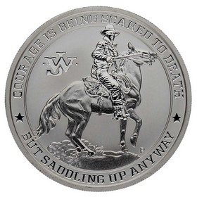 Moneda Tuvalu 1 Dollar John Wayne Plata 2021 1 oz