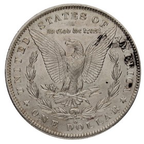 Moneda Estados Unidos  Morgan Dollar Plata 1885 26,71g