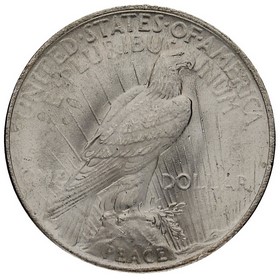 Moneda Estados Unidos  Peace Dollar Plata 1923 26,64g