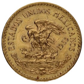 Moneda México 20 Pesos Oro 1959 16,58 g