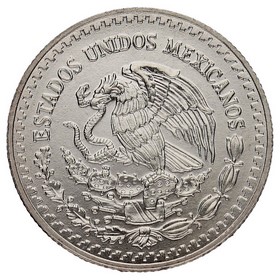 Moneda México Libertad Plata 1992 1/2 oz
