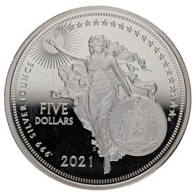 Moneda Niue 5 Dollars Galileo Galilei Plata 2021 1 oz