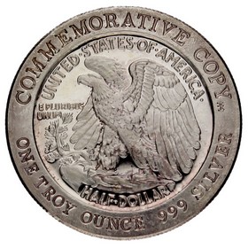 Medalla Walking Liberty 1916-1947 Plata 1 oz
