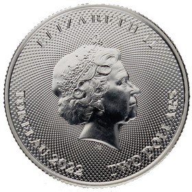 Moneda Tokelau 2 Dollars Hibernia Plata 2022 1 oz