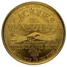 Medalla Venezuela Caciques Mara 1955 22,22 g