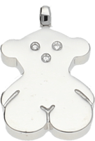 Colgante Oro Blanco y Diamantes . Joyería Tous. 4,19 g