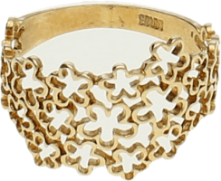 Sortija calada Oro Amarillo Joyería Tous. 2,24 g