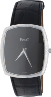 Reloj Piaget Oro Blanco Pulsera caballero. Mecanismo cuerda manual.  Mod 9741 calibre 9P1