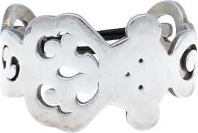 Pulsera esclava Plata / Piel Joyería Tous. 28,80 g
