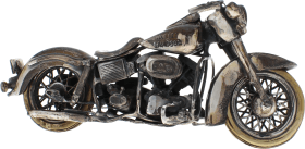 Decoración moto Plata Harley Davidson. 99,99 g