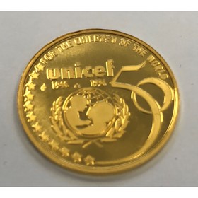 Moneda Bélgica 50 Ecu Oro 1996 1/2 oz