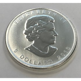 Moneda Canadá 5 Dollars Maple 25 aniversario Plata 2013 1 oz