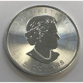 Moneda Canadá 8 Dollars Bisonte Plata 2015 11/4 oz
