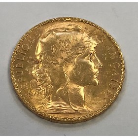 Moneda Francia 20 Francos Oro 1912 6,46 g