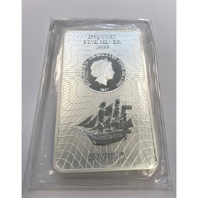 Moneda Islas Cook 7.5 Dollars Plata 2017 250 g