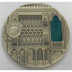 Moneda Palaos 10 Dollars Venetian Gothic Plata 2013 2 oz