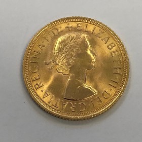 Moneda Reino Unido Libra Oro 1962 7,99 g