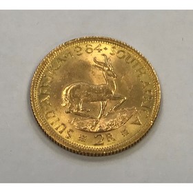 Moneda Sudáfrica 2 Rand Oro 1964 7,99 g