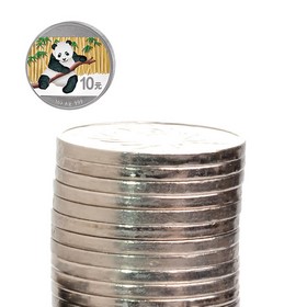 Lote de 10 Monedas (incluye Colored) de Plata 