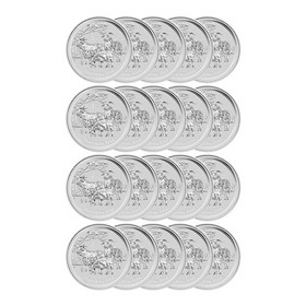 Lote de 20 Monedas de Plata Año de la Cabra de 1/2oz
