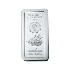 Lingote Lingote Cook Island Plata 1 Kg