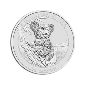 Moneda Australia Koala Plata 2015 1 Kg