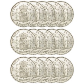 Lote de 15 Monedas 5 Pesetas de España